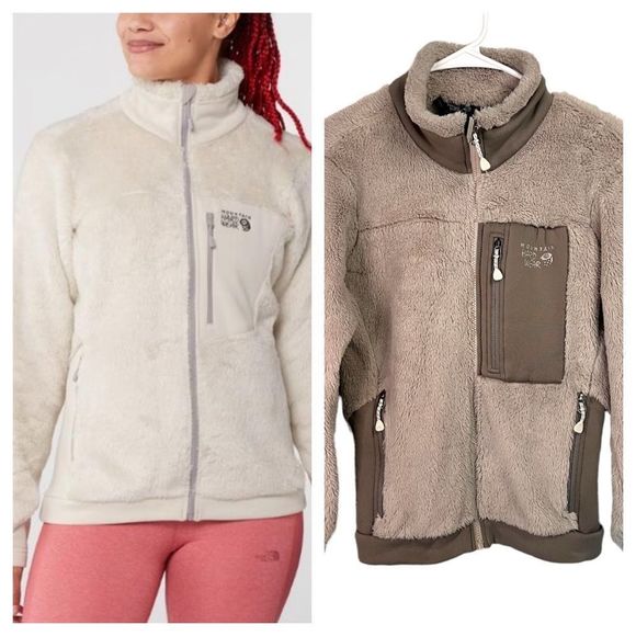 MOUNTAIN Hardwear Polartec fleece zip front jacket with 3 zip pockets, XS - Picture 1 of 9